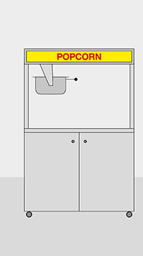 Popcornmaschinen 52 oz / 60 oz
