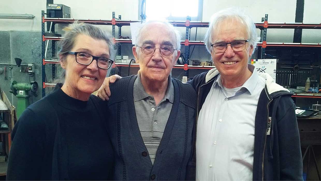 Seit 20 Jahren Freunde: Helmut und Colleen Haase zu Besuch beim Churros-Pionier José L. Blanco in Valladolid, Frühjahr 2019