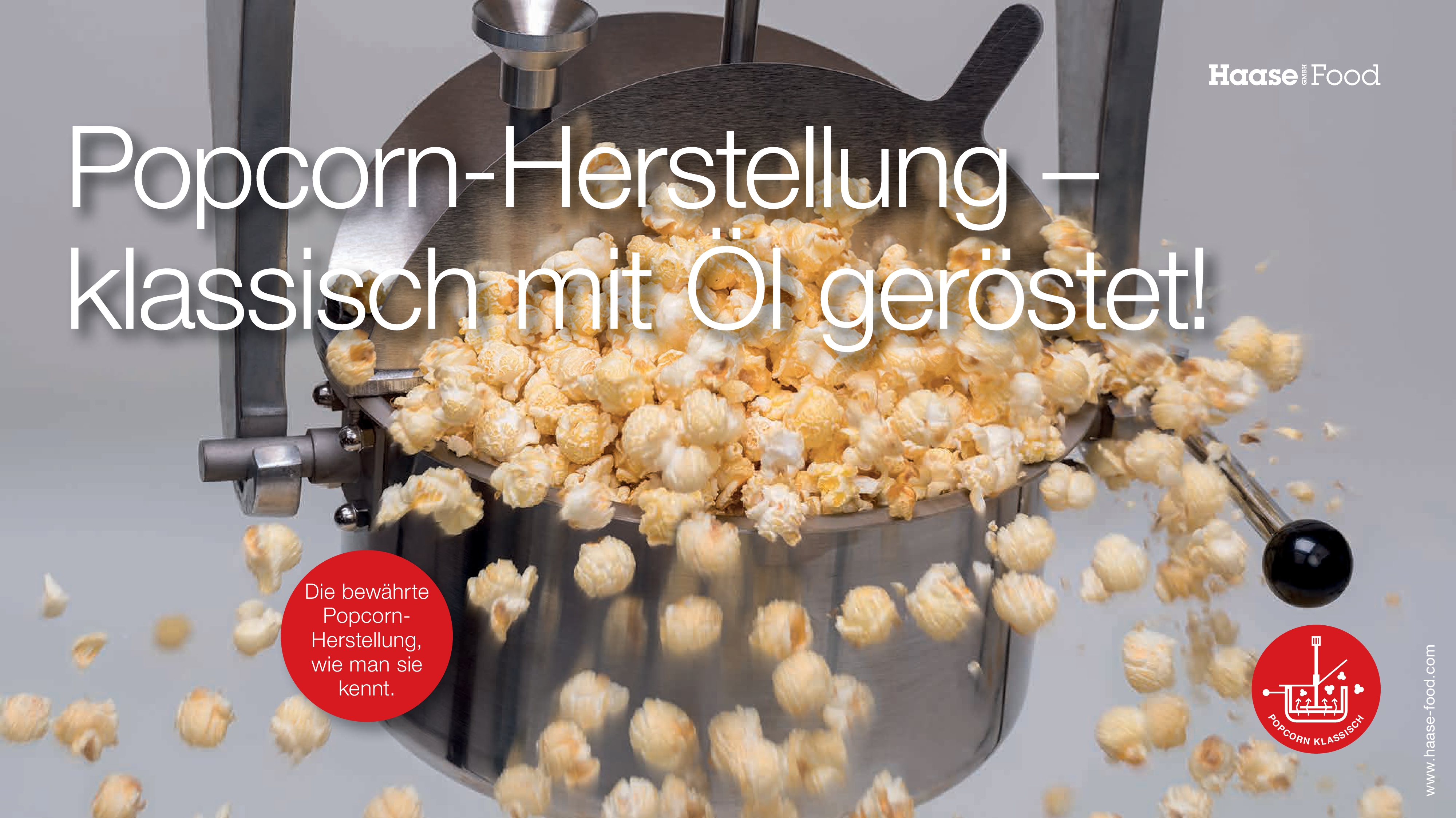 Klassische Popcornherstellung - Gold Medal