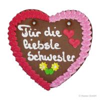 Lebkuchenherzen ¨Für die Lieben¨ - 220 g - 20 Stück 