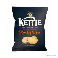 Kettle Chips - Black Pepper - 10 x 130 g 