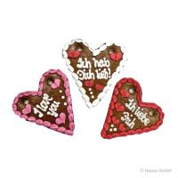 Dekorherz 3er Liebe - 60 g - 60 Stück 