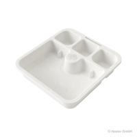 Nachoschalen - Large - 3 Dip-Fächer 182 Stück je Karton 
