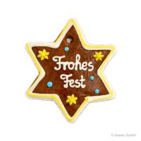Lebkuchen Weihnachsstern 12cm, 50g - 30 Stück 