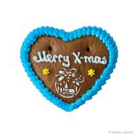 Weihnachtsherz mit Text & Motiv, 125g - 40 Stück 