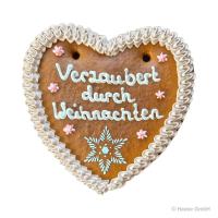 Winterzauber-Herz mit Text & Motiv, 220g - 20 Stück 