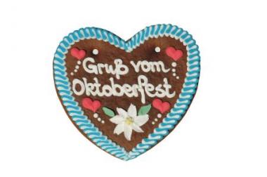 Lebkuchenherzen Oktoberfest-Herz 220 g - 20 Stück 