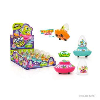Johny Bee Alien Car Mini Candy 12 x 8 g 