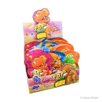 Funny Candy Pop Lolly Dino Popping Candy 36 x 16g 