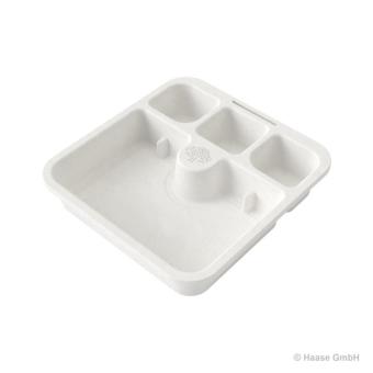 Nachoschalen - Large - 3 Dip-Fächer 182 Stück je Karton 