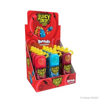 Bazooka Juicy Drop Pop 12 x 26g 