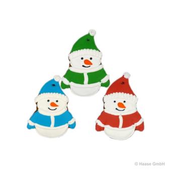 Schneemann 3-fach, 16 cm, 70g - 30 Stück 