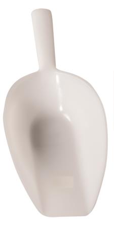 Schaufel Kunststoff weiß Länge 35 cm Laffe 23,5 cm, Stiel 11,5 cm 