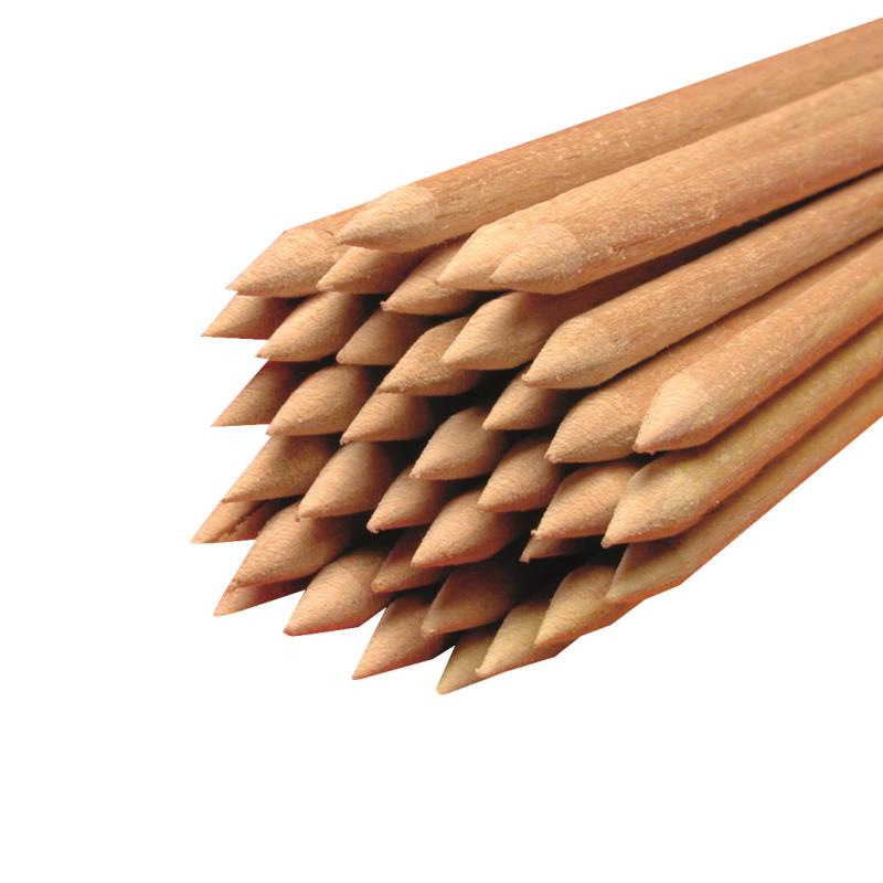 Holz Rundstäbe gespitzt für Früchte Ø 4 mm Länge 250 mm 4.500 Stück 