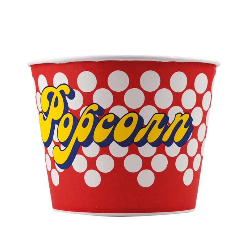 Popcorn Bodenbecher 130oz / 4,5 Liter - 160 g - 140 Stück 