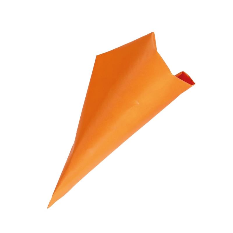 Papierspitztüten orange unifarben 80g/qm, 19cm, 1000 Stück 