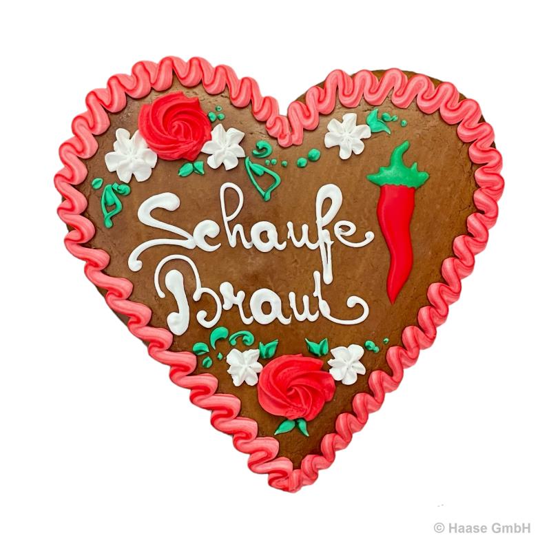 Spruch-Herz Dekor 2023 2fach sortiert 190 g - 15 Stück 