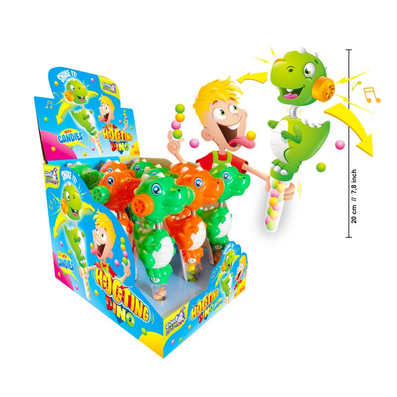 Sweet Flash Hooting Dino - 12 x 7 g 