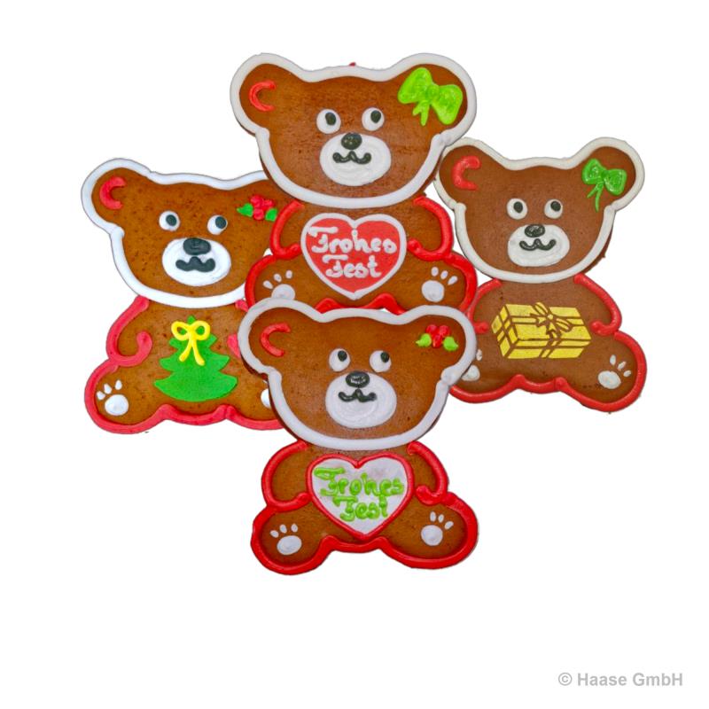 Weihnachtsbärchen - 125g - 32 Stück 