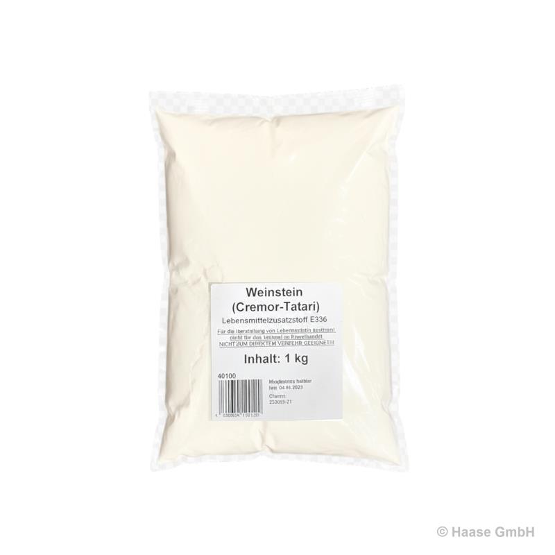 Cremor Tartari - Weinstein E336 1000 g Beutel 
