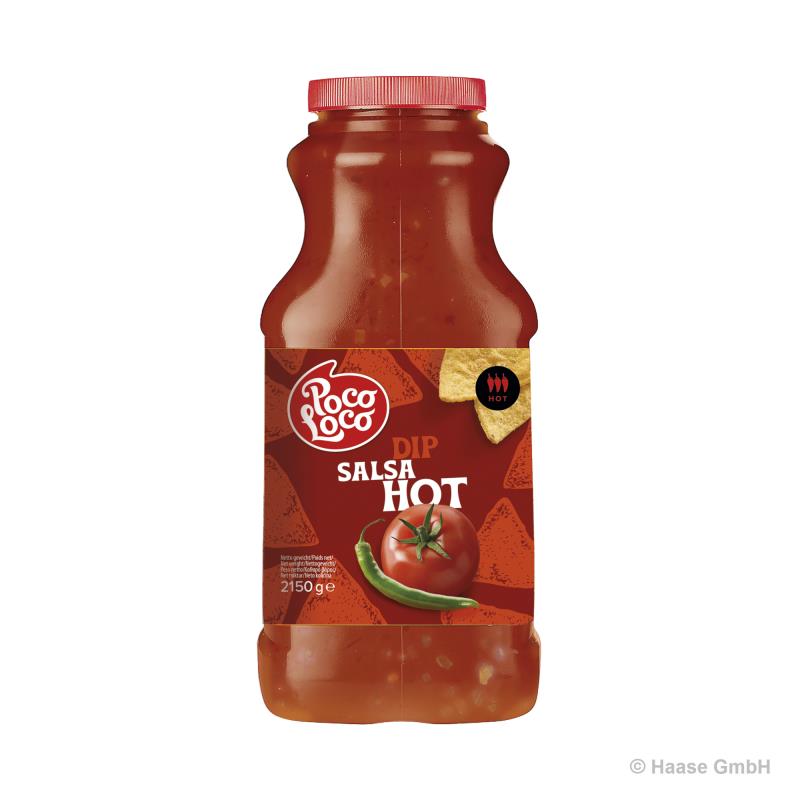 Poco Loco Chunky Salsa Hot - 2 kg Flasche 