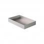 Ausstellblech 30 x 20 x 5 cm Alu silber 