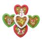 Miniherz mit Weihnachtsmotiv 40 g 