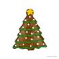 Weihnachtsbaum 15 cm, 40g - 30 Stück 