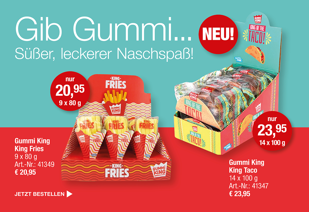 Fruchtgummi Pommes & Tacos 