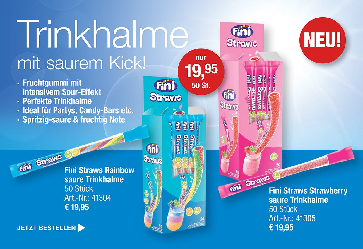 Trinkhalme – sauerer Kick!